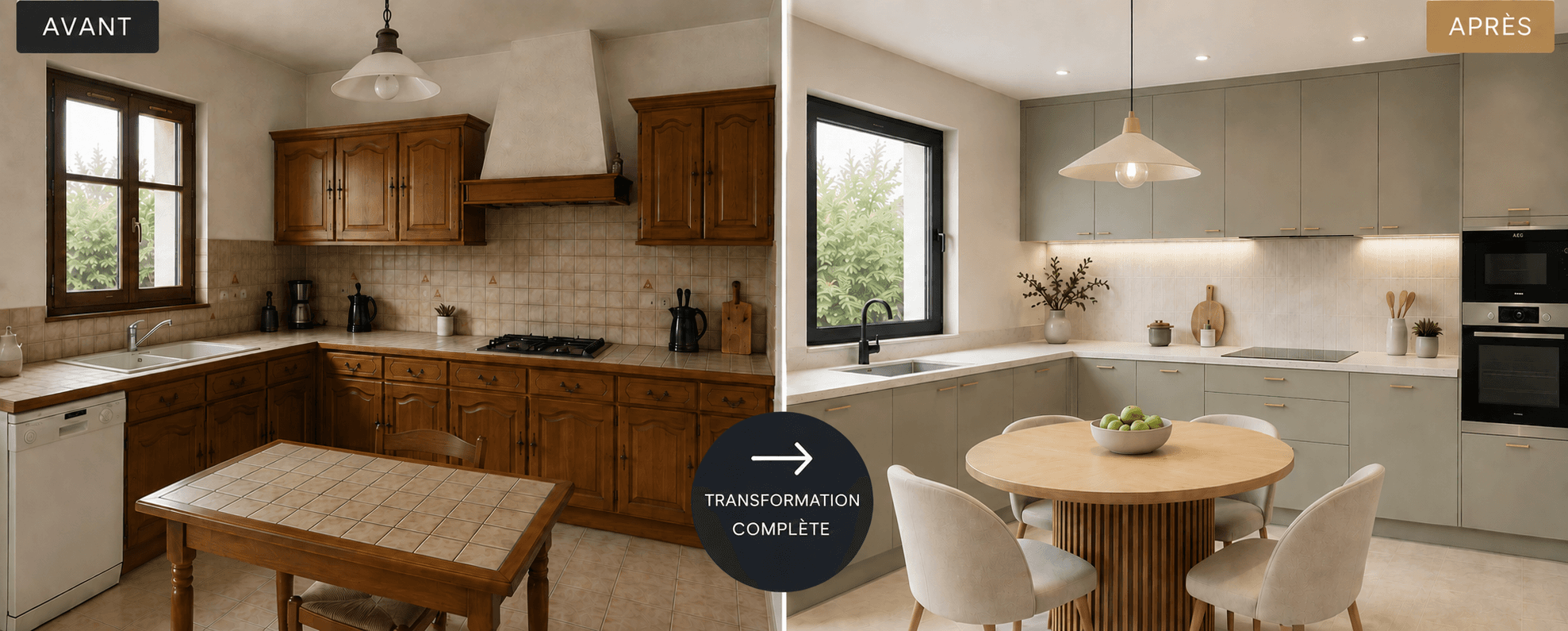 Photo avant rénovation de la cuisine